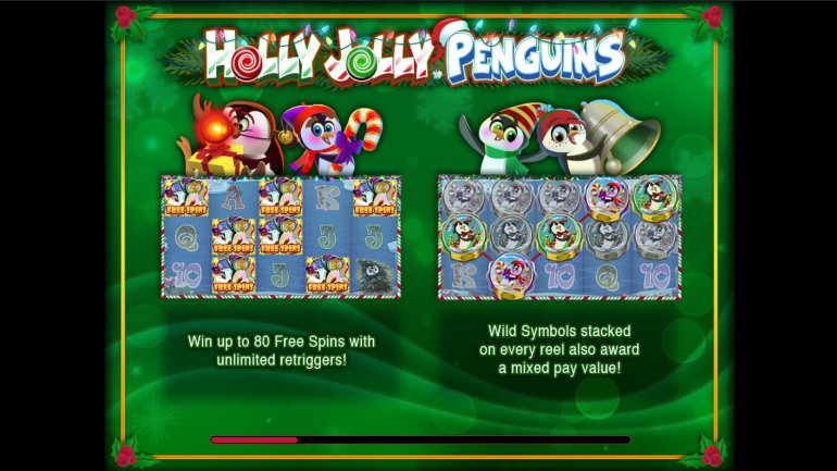 Holly Jolly Penguins Spielautomat 